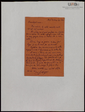 Carta manuscrita de Jordi Arquer a Bernard Lesfargues