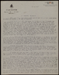 Carta mecanografiada de Joan Sales a Bernard Lesfargues