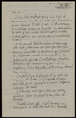 Carta manuscrita de Jordi Sarsanedas a Bernard Lesfargues