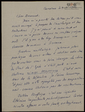 Carta manuscrita de Núria Folch i Pi a Bernard Lesfargues