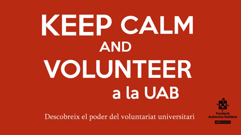 Keep Calm and volunteer a la UAB 2015