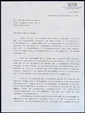Carta mecanografiada de Pere Calders a José Ma. Castillo Sainz