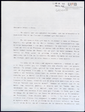 Carta mecanografiada de Pere Calders a Francesc Ursul Vidal
