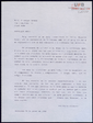 Carta mecanografiada de Pere Calders a Giuseppe Tavani