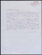 Carta mecanografiada de Pere Calders a Artur Bladé