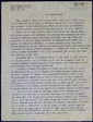 Carta mecanografiada de Joan Giménez a Pere Calders
