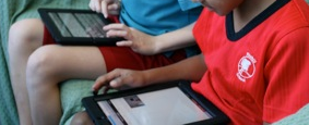 Students Using iPads