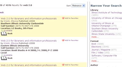 Figura 3. El consorcio de biblioteca de Illinois, Consortium of Academic & Research Libraries in Illinois, est&aacute; implementando este sistema
