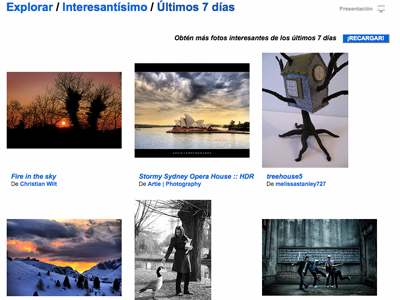 Figura 4. Fotos m&aacute;s interesantes de los &uacute;ltimos siete d&iacute;as.