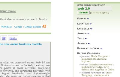 Figura 4. La biblioteca de la Universidad de Ciencia y Tecnolog&iacute;a de Hong Kong ha implementado Scriblio