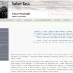 Fons personal de Rafael Tasis i Marca /Escañuela, Ana