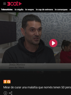 Captura de la notícia a la web de TV3