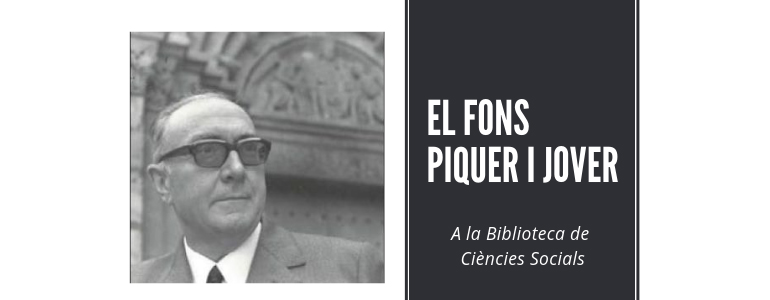 Fotografia en blanc i negre del sr. PIquer i Jover