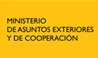 Ministerio de asuntos exteriores y de cooperación