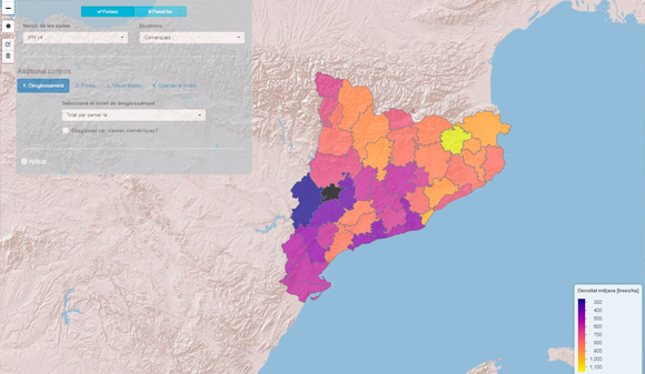 La IFNapp serà la primera novetats del futur Portal dels Boscos de Catalunya