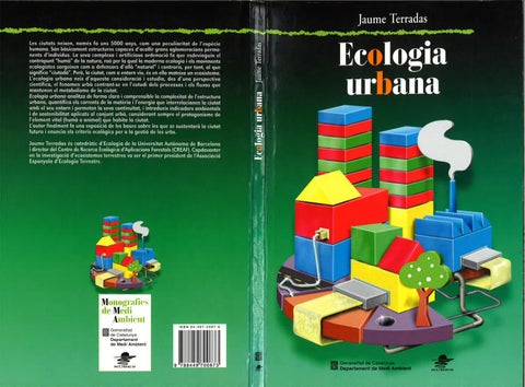 "Ecologia Urbana" publication cover image