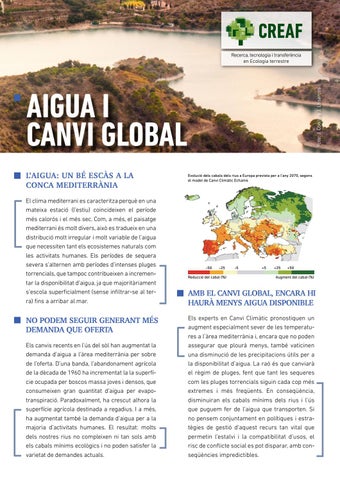 "Aigua i Canvi Global (v.2018)" publication cover image