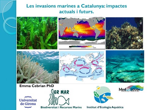 "2017 invasions biològiques iec emma cebrian" publication cover image