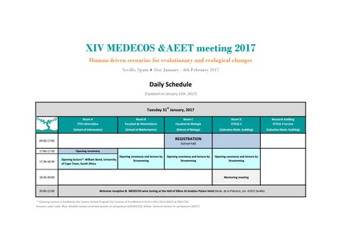 "Calendario XIV MEDECOS 2017" publication cover image