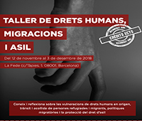 Cartell per al Taller de Drets Humans