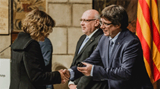 Acte de lliurament de les distincions a Natalia Maj� i Joaquim Segal�s