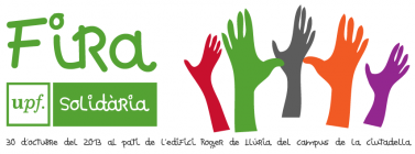 Cartell Fira UPF Solidària (Font: UPF Solidària)