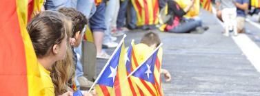 Imatge de la via catalana del dia 11 de setembre de 2013