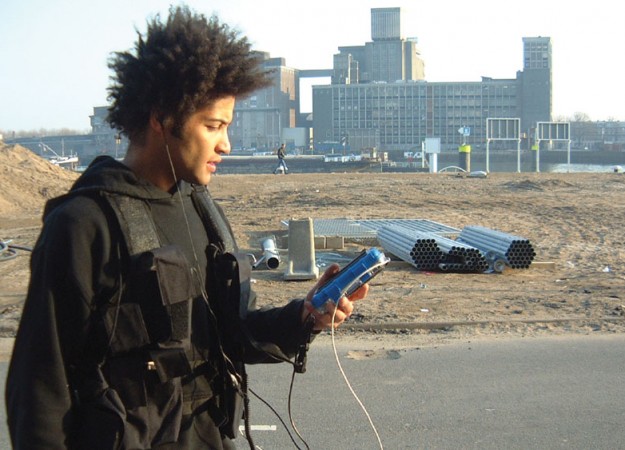 A Performer with the GPS kit