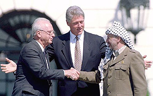 Imatge Clinton, Rabin i Arafat
