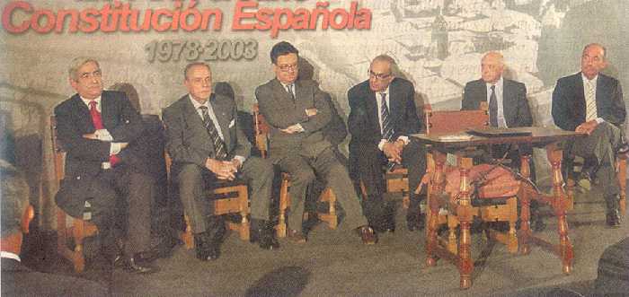 Imatge dels pares de la Constitució