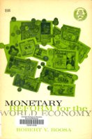 coberta de Monetary reform for the world economy