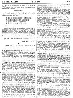 pāgina del BOE del 1960 en quč es va publicar la compilaciķ