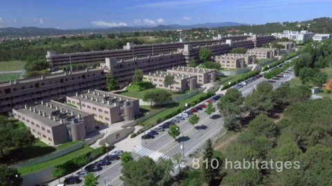 Vila Universit�ria des de l?aire