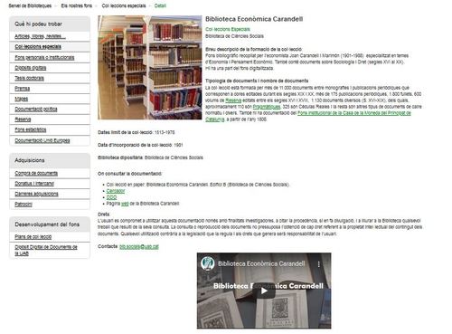 La Biblioteca Carandell