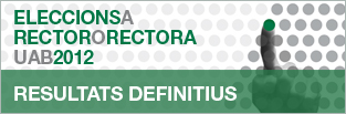 Eleccions a rector o rectora UAB 2012