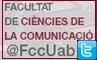 Enlace al twitter de la Facultat CCC