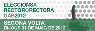 Eleccions a rector o rectora UAB 2012