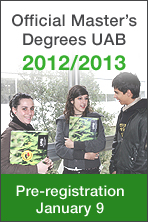 Official Master's Degrees UAB  2012/2013