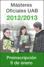 Msteres Oficiales UAB 2012/2013