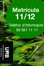 Matr�cula 2011-2012 UAB