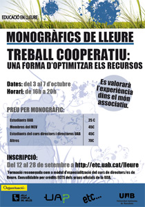 Cartell del monogràfic