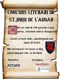 Concurs literari de Sant Jordi de l'ADUAB