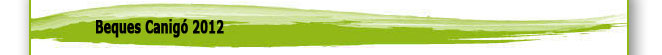 Beques Canig&oacute; 2012