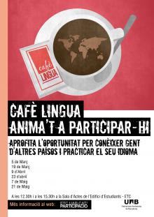 Vols practicar idiomes i conèixer a estudiants d'altres llocs del món? Participa al Cafè Lingua!