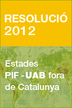 Resoluci� 2012 Estades PIF-UAB fora de catalunya