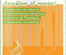 Portada de la guia "Aprofitem el menjar!"