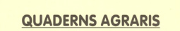 Quaderns Agraris