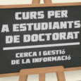 &nbsp; Activitat transversal dins del Programa de Formació de Doctors Les Biblioteques UAB ofereixen durant els mesos de maig i juny el curs Cerca i gestió de la informació, dins [&hellip;]