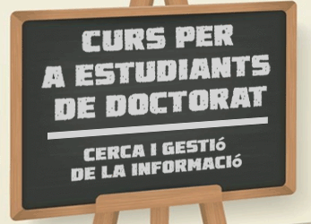 &nbsp; Activitat transversal dins del Programa de Formació de Doctors Les Biblioteques UAB ofereixen durant els mesos de maig i juny el curs Cerca i gestió de la informació, dins [&hellip;]