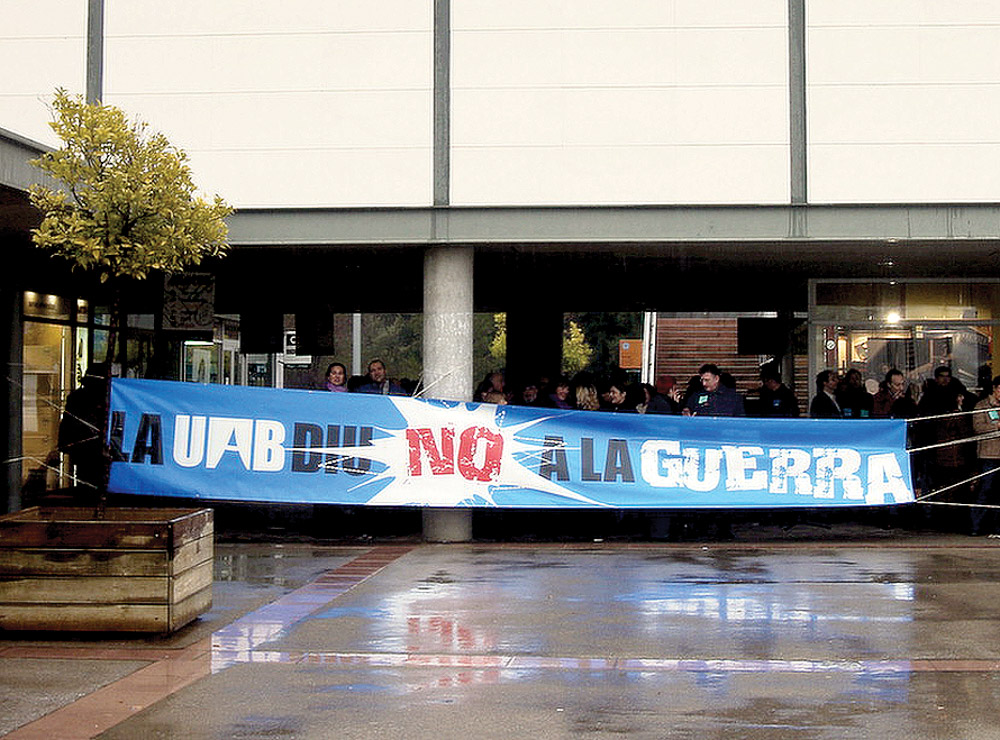 Concentració contra la guerra